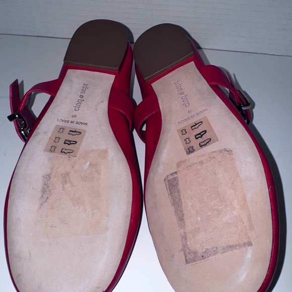 Cinq a Sept Sophia Mary Jane Flats 37=7 - Picture 5 of 6